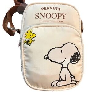 Primark Snoopy Crossbody Bag - Cream and Brown